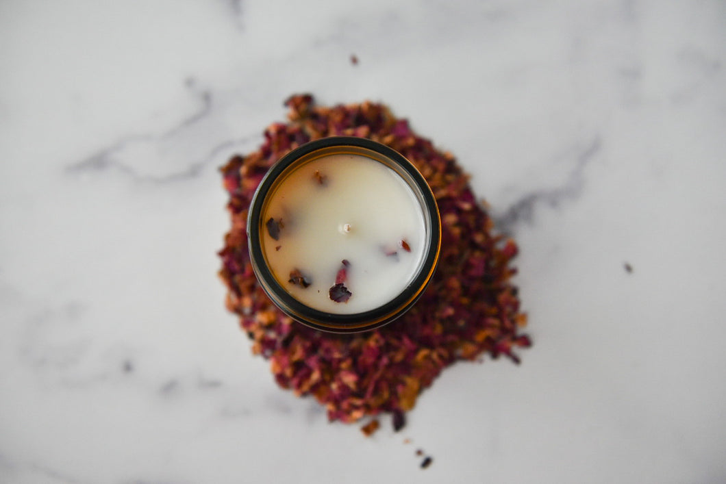 Sweetgrass Rose 9 oz Soy Candle